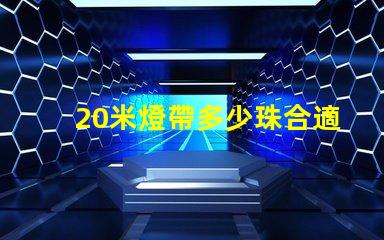 20米燈帶多少珠合適 20米燈帶多少瓦